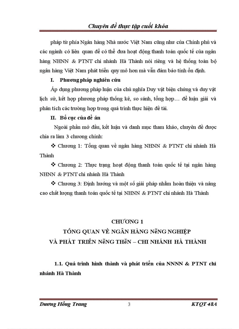 image for page Hoạt động thanh toán quốc tế tại ngân hàng Nông nghiệp và Phát triển Nông thôn chi nhánh Hà Thành