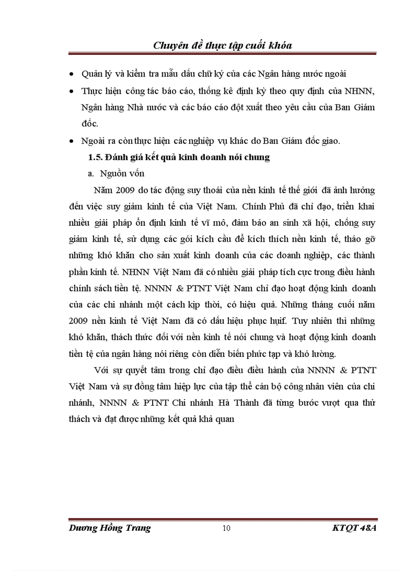 image for page Hoạt động thanh toán quốc tế tại ngân hàng Nông nghiệp và Phát triển Nông thôn chi nhánh Hà Thành