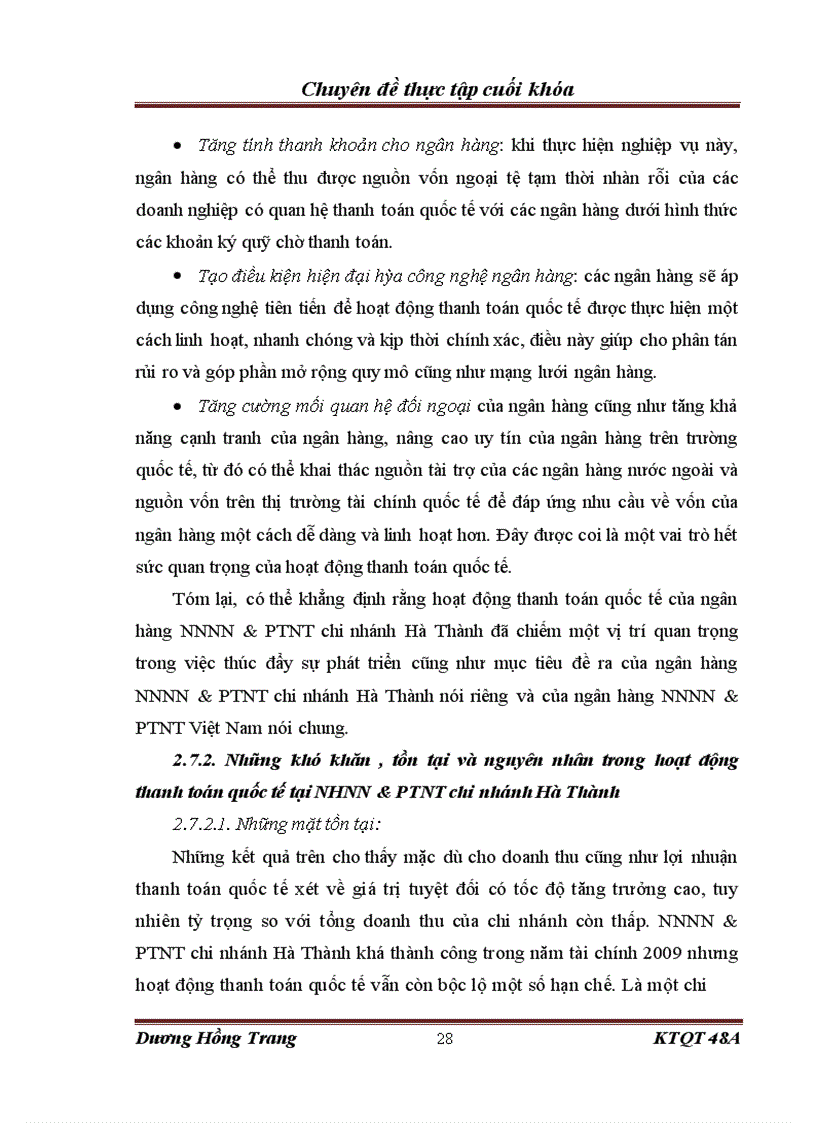 image for page Hoạt động thanh toán quốc tế tại ngân hàng Nông nghiệp và Phát triển Nông thôn chi nhánh Hà Thành