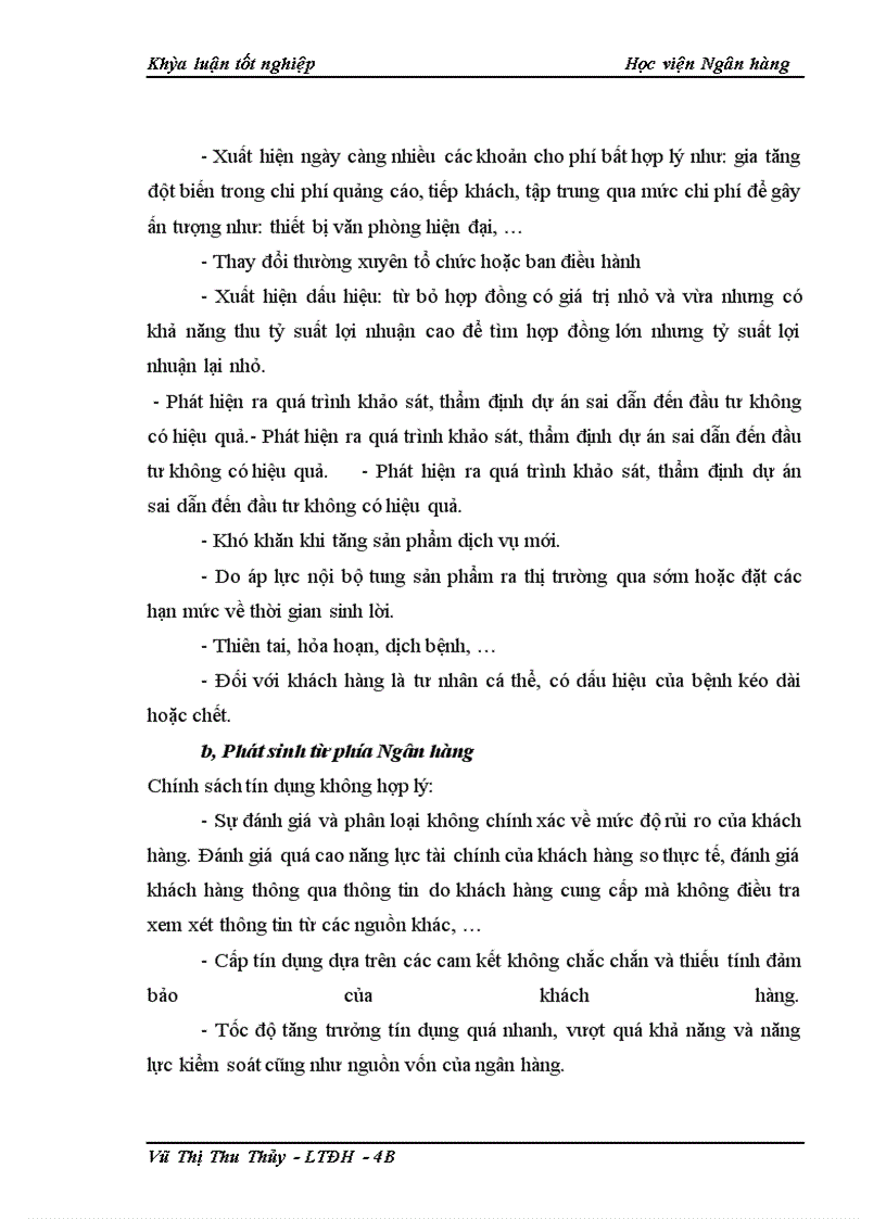 image for page Giải pháp phòng ngừa và hạn chế rủi ro tín dụng tại NHNo&PTNT chi nhánh Thanh Xuân