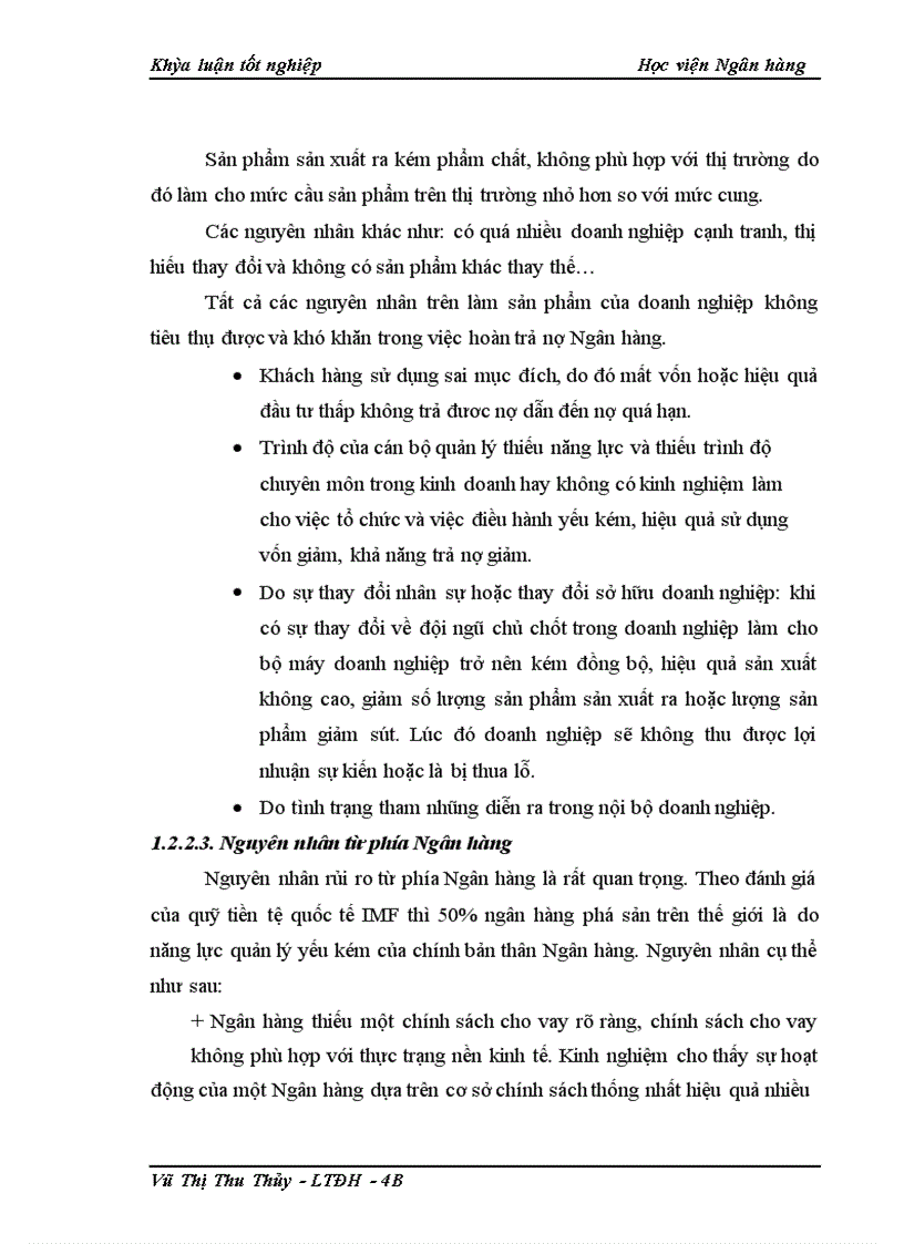 image for page Giải pháp phòng ngừa và hạn chế rủi ro tín dụng tại NHNo&PTNT chi nhánh Thanh Xuân