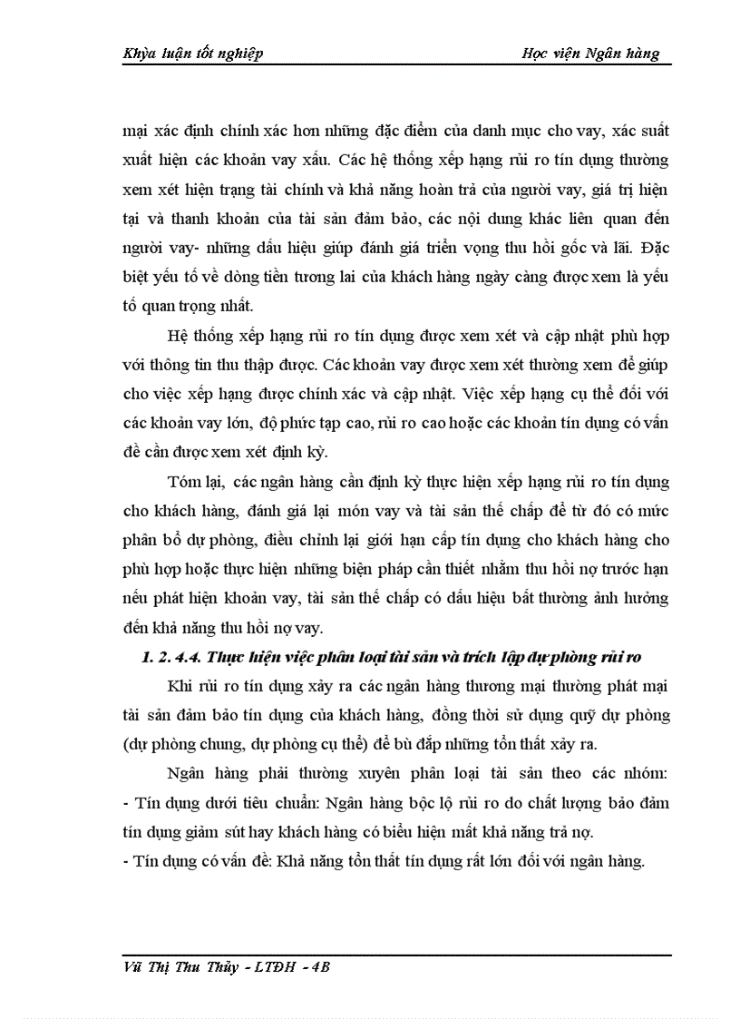 image for page Giải pháp phòng ngừa và hạn chế rủi ro tín dụng tại NHNo&PTNT chi nhánh Thanh Xuân