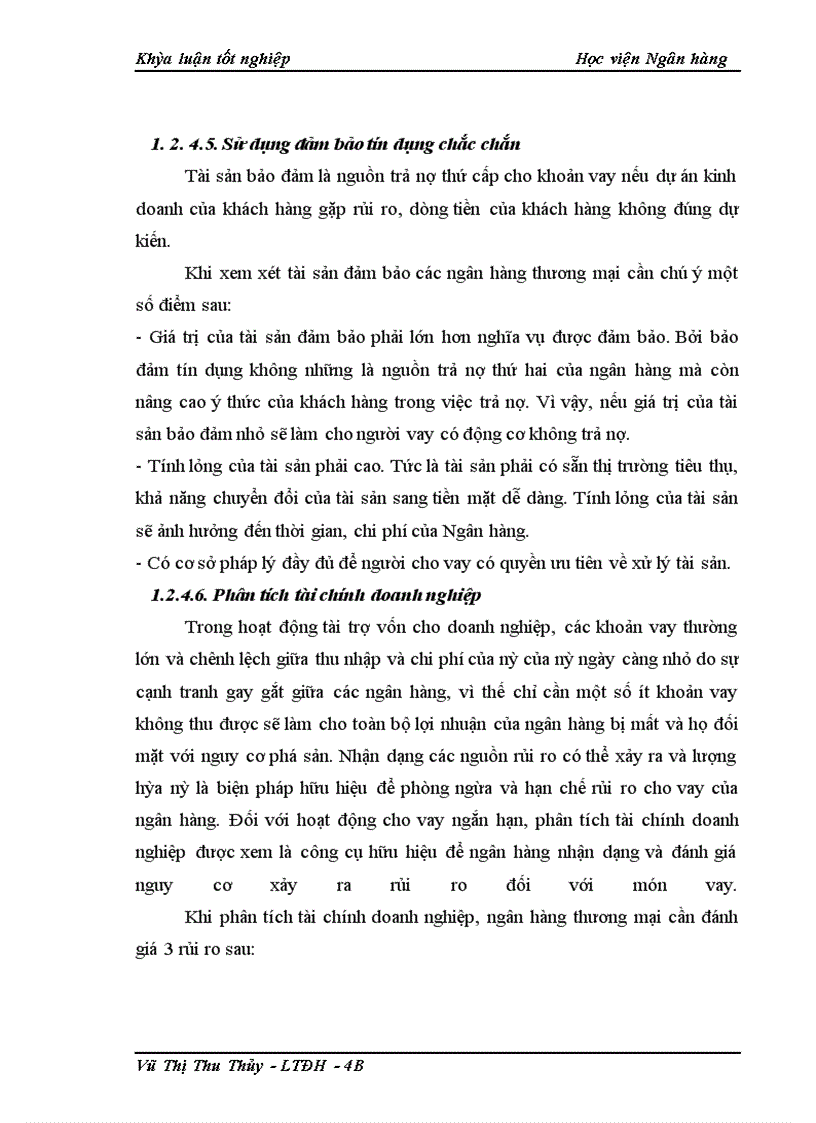 image for page Giải pháp phòng ngừa và hạn chế rủi ro tín dụng tại NHNo&PTNT chi nhánh Thanh Xuân