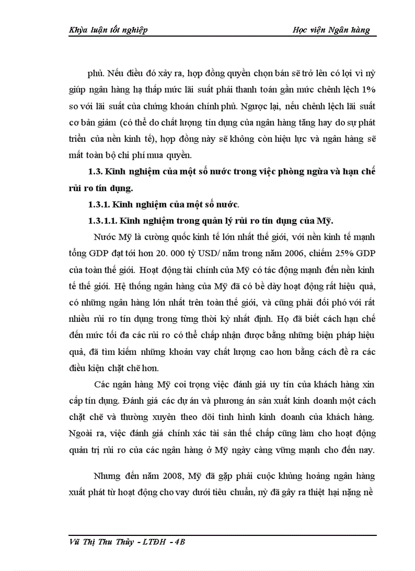 image for page Giải pháp phòng ngừa và hạn chế rủi ro tín dụng tại NHNo&PTNT chi nhánh Thanh Xuân