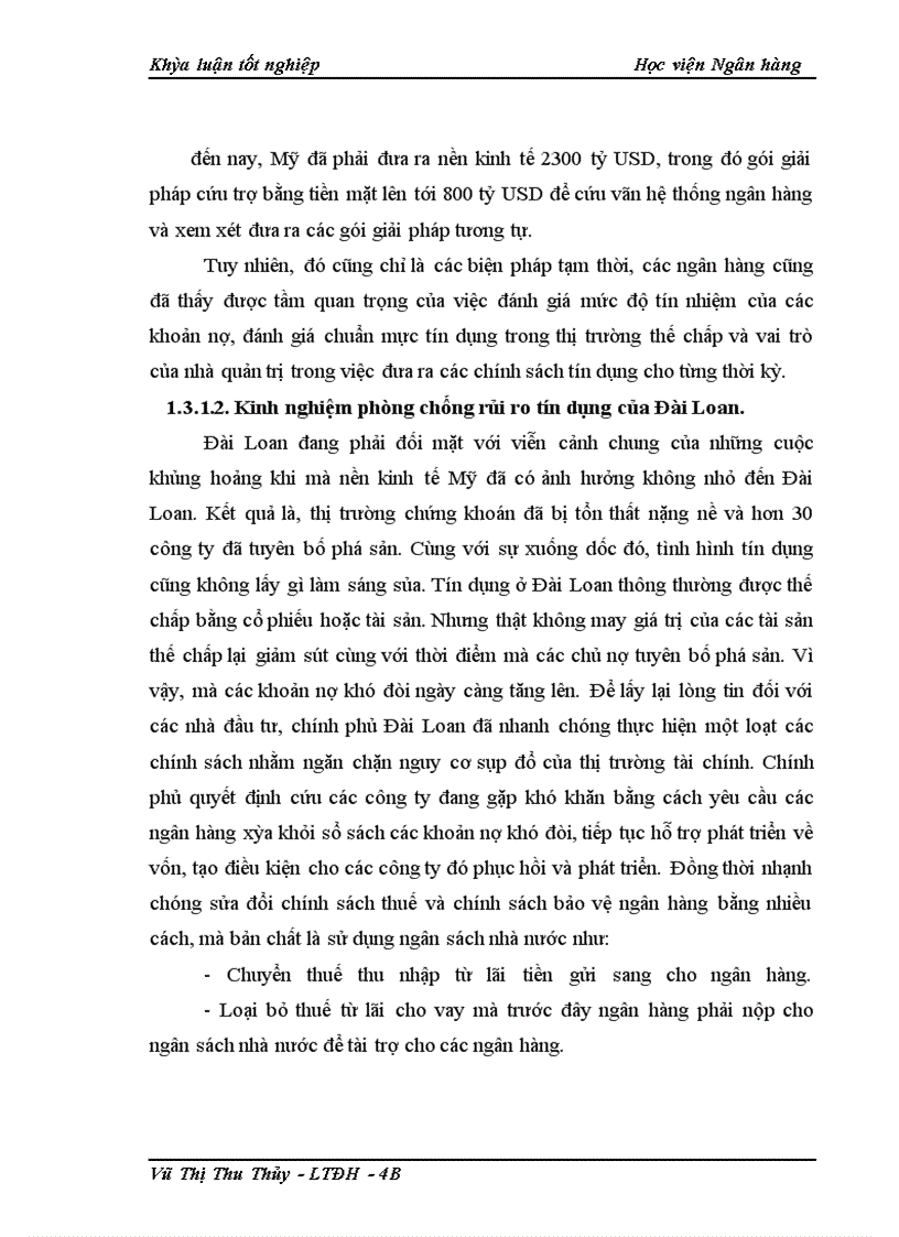 image for page Giải pháp phòng ngừa và hạn chế rủi ro tín dụng tại NHNo&PTNT chi nhánh Thanh Xuân