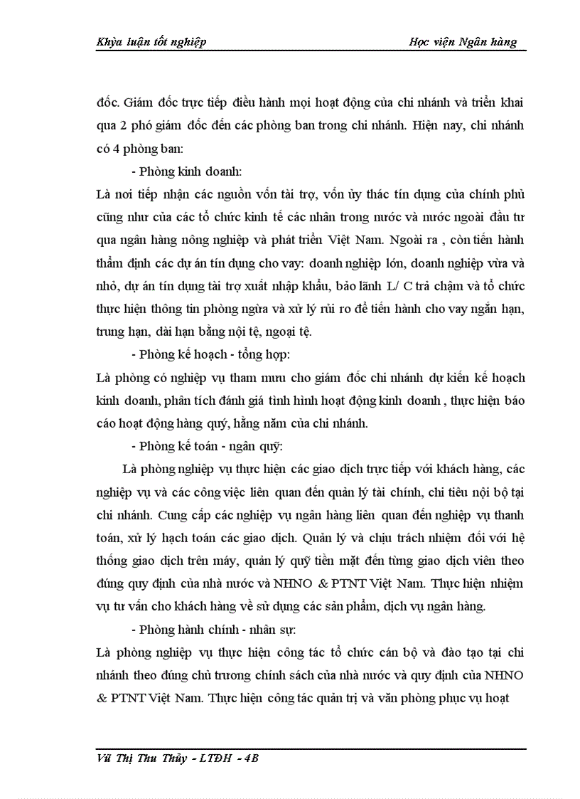 image for page Giải pháp phòng ngừa và hạn chế rủi ro tín dụng tại NHNo&PTNT chi nhánh Thanh Xuân