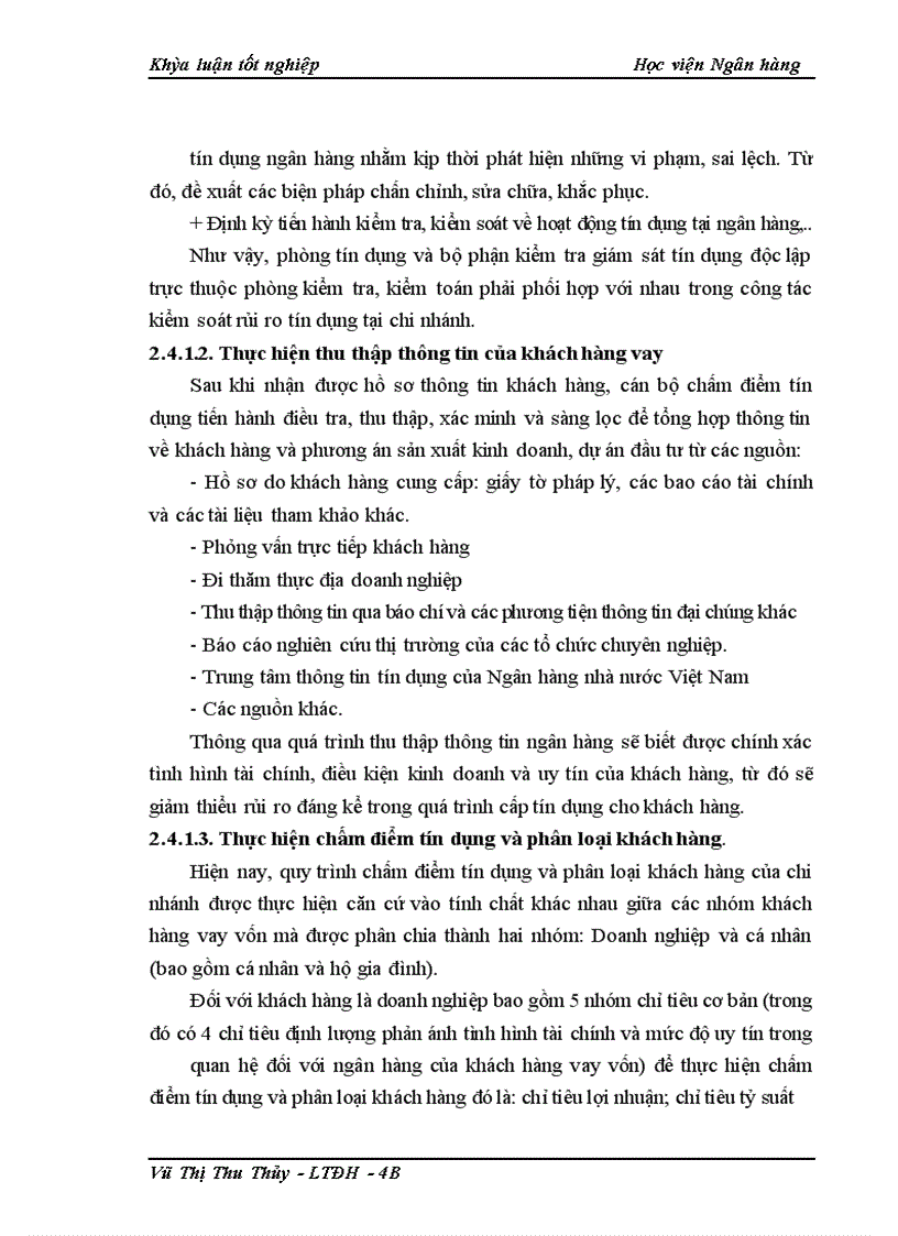 image for page Giải pháp phòng ngừa và hạn chế rủi ro tín dụng tại NHNo&PTNT chi nhánh Thanh Xuân