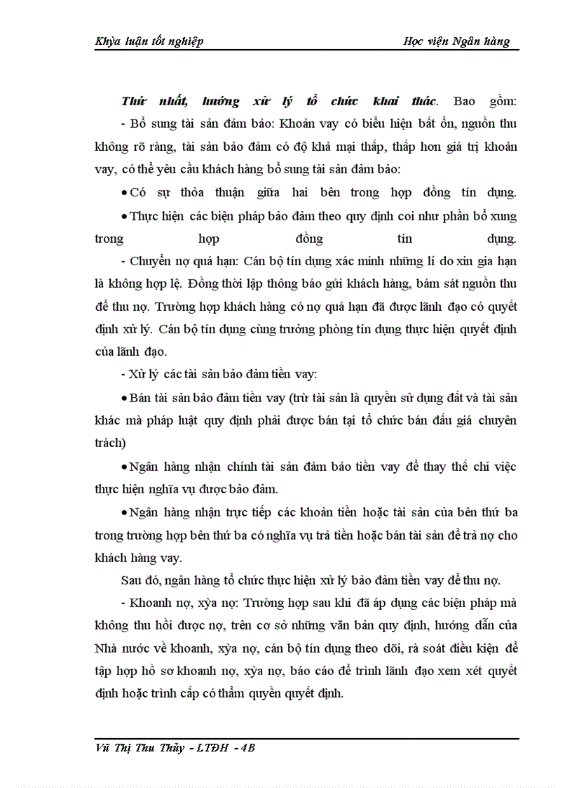 image for page Giải pháp phòng ngừa và hạn chế rủi ro tín dụng tại NHNo&PTNT chi nhánh Thanh Xuân