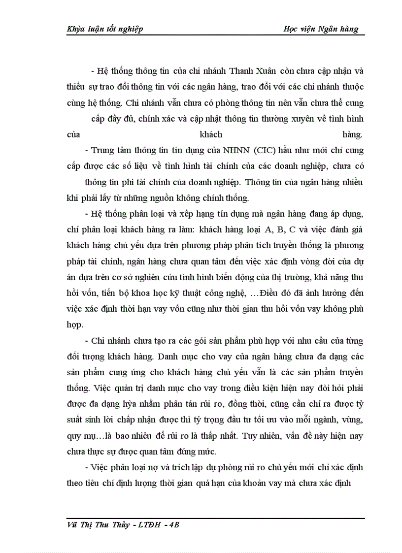 image for page Giải pháp phòng ngừa và hạn chế rủi ro tín dụng tại NHNo&PTNT chi nhánh Thanh Xuân