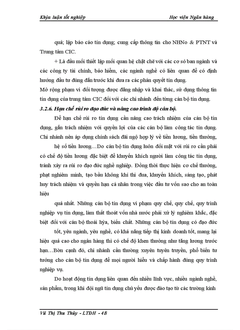 image for page Giải pháp phòng ngừa và hạn chế rủi ro tín dụng tại NHNo&PTNT chi nhánh Thanh Xuân