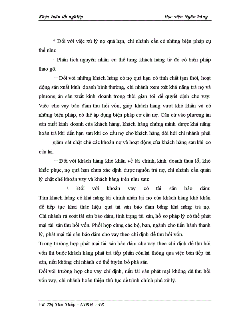 image for page Giải pháp phòng ngừa và hạn chế rủi ro tín dụng tại NHNo&PTNT chi nhánh Thanh Xuân