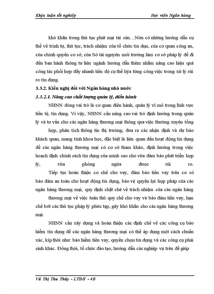 image for page Giải pháp phòng ngừa và hạn chế rủi ro tín dụng tại NHNo&PTNT chi nhánh Thanh Xuân