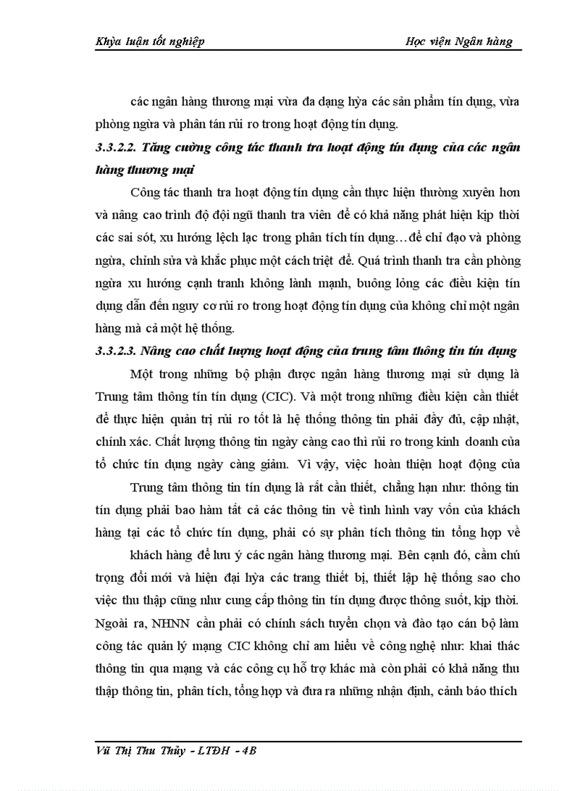 image for page Giải pháp phòng ngừa và hạn chế rủi ro tín dụng tại NHNo&PTNT chi nhánh Thanh Xuân