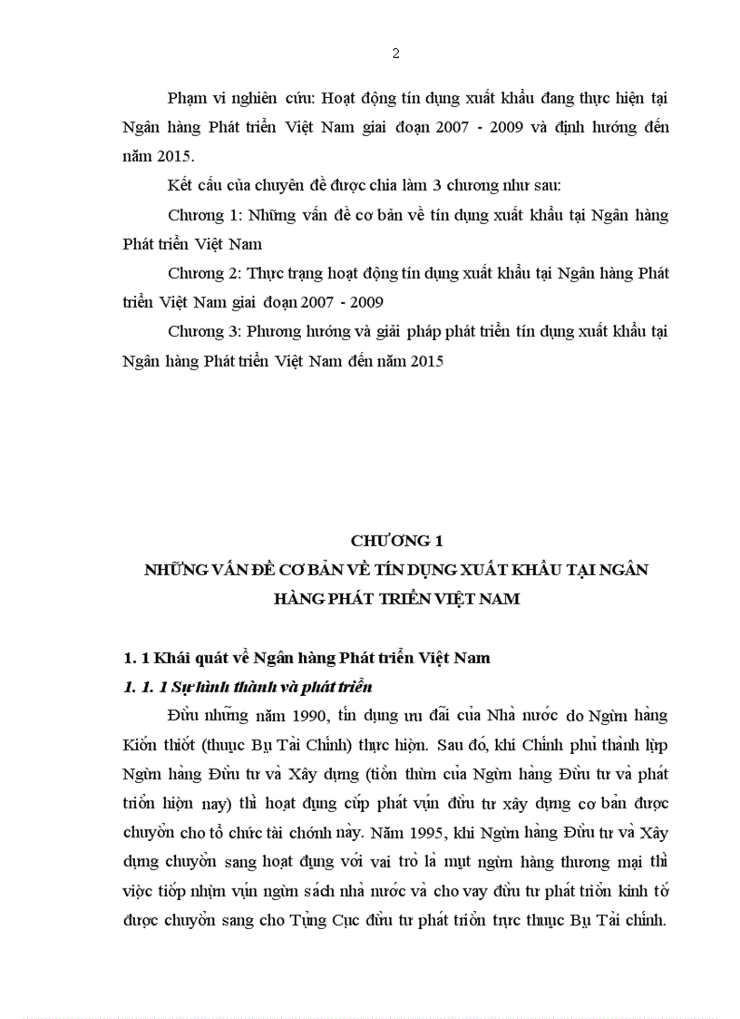 image for page Hoạt động tín dụng xuất khẩu tại ngân hàng phát triển việt nam