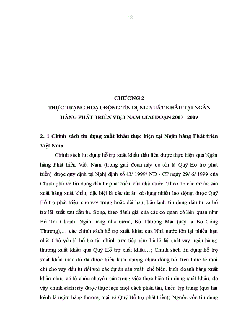 image for page Hoạt động tín dụng xuất khẩu tại ngân hàng phát triển việt nam