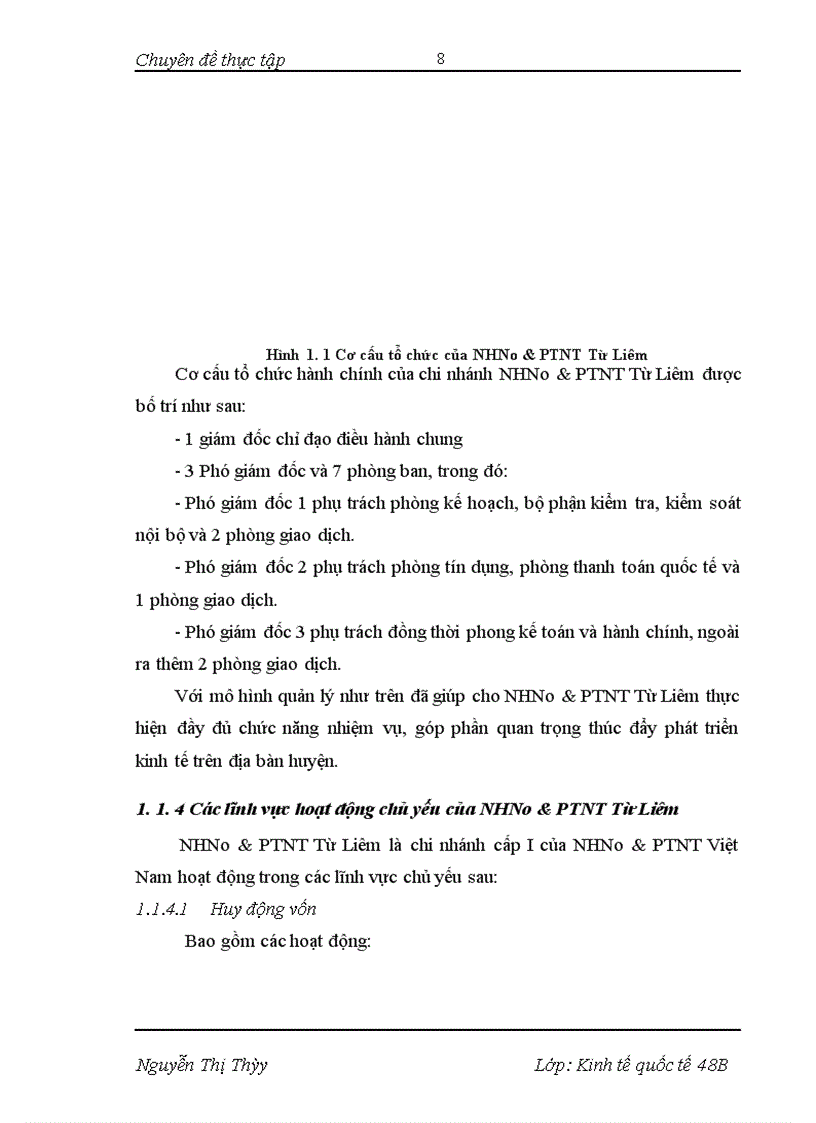 image for page Phát triển dịch vụ thanh toán quốc tế tại NHNo&PTNT Từ Liêm- Thực trạng và giải pháp