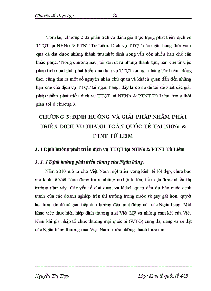 image for page Phát triển dịch vụ thanh toán quốc tế tại NHNo&PTNT Từ Liêm- Thực trạng và giải pháp