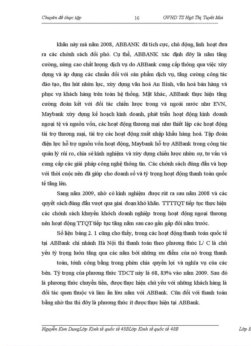 image for page Giải pháp phòng ngừa và hạn chế rủi ro trong thanh toán quốc tế tín dụng theo phương thức tín dụng chứng từ tại Ngân hàng TMCP An Bình