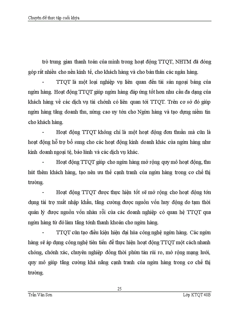 image for page Hoàn thiện hệ thống thanh toán quốc tế của ngân hàng VIB Bank Hoàn Kiếm