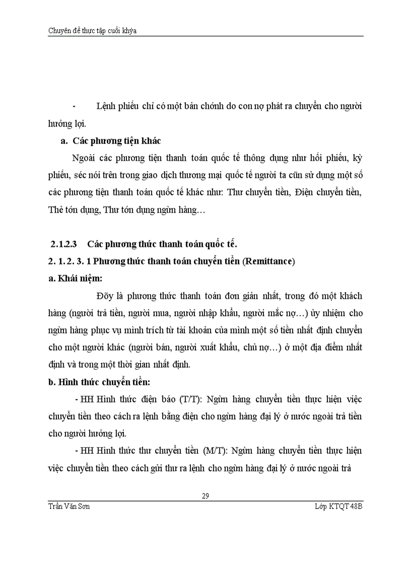 image for page Hoàn thiện hệ thống thanh toán quốc tế của ngân hàng VIB Bank Hoàn Kiếm