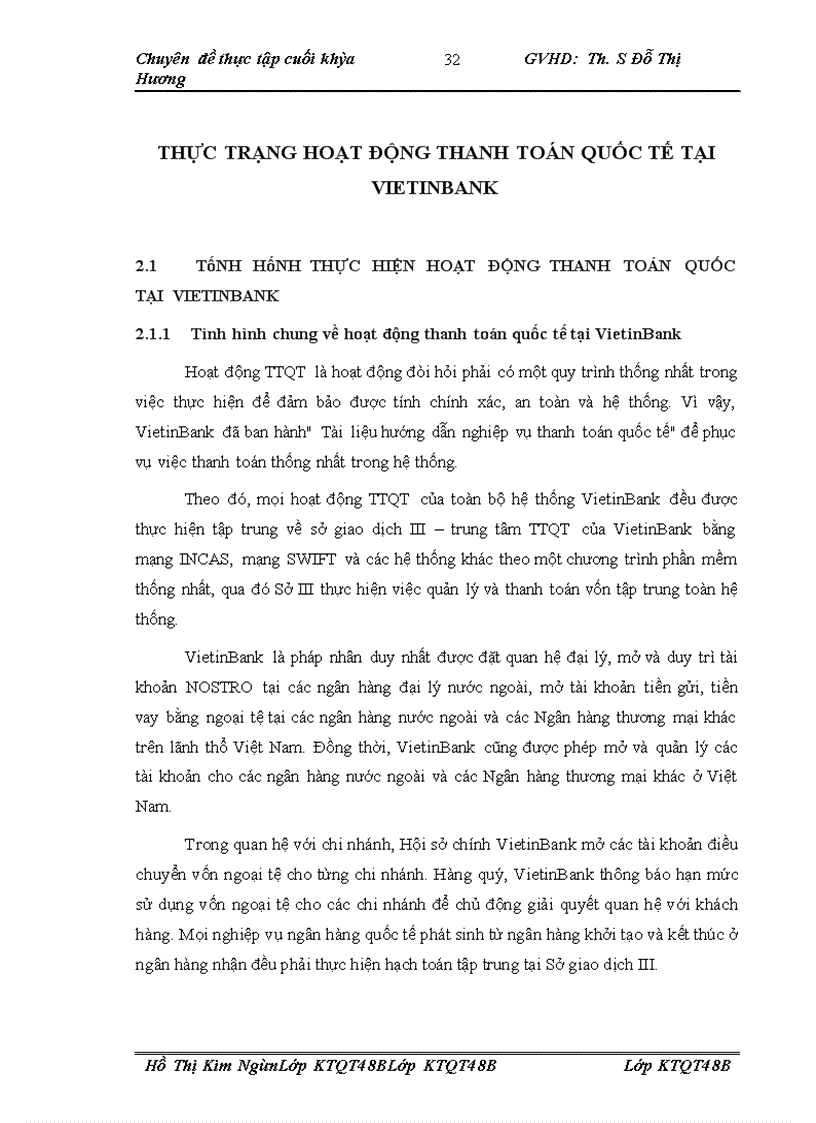 image for page Hoạt động thanh toán quốc tế tại Ngân hàng Thương mại cổ phần Công Thương Việt Nam