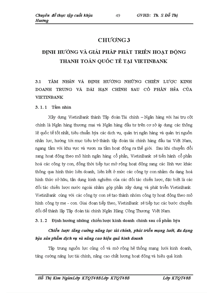 image for page Hoạt động thanh toán quốc tế tại Ngân hàng Thương mại cổ phần Công Thương Việt Nam