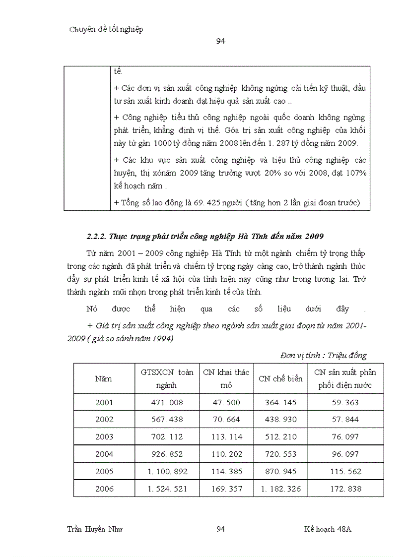 image for page Phương hướng phát triển công nghiệp Hà Tĩnh đến năm 2020
