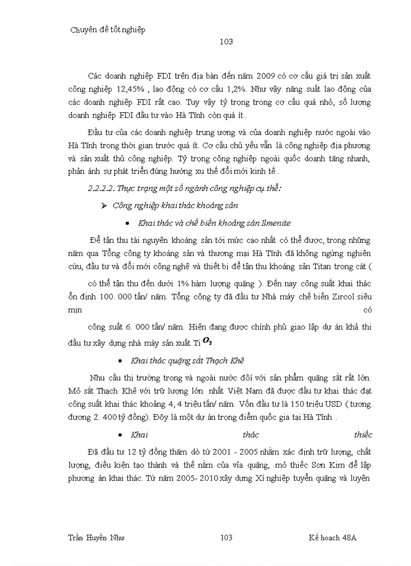 image for page Phương hướng phát triển công nghiệp Hà Tĩnh đến năm 2020