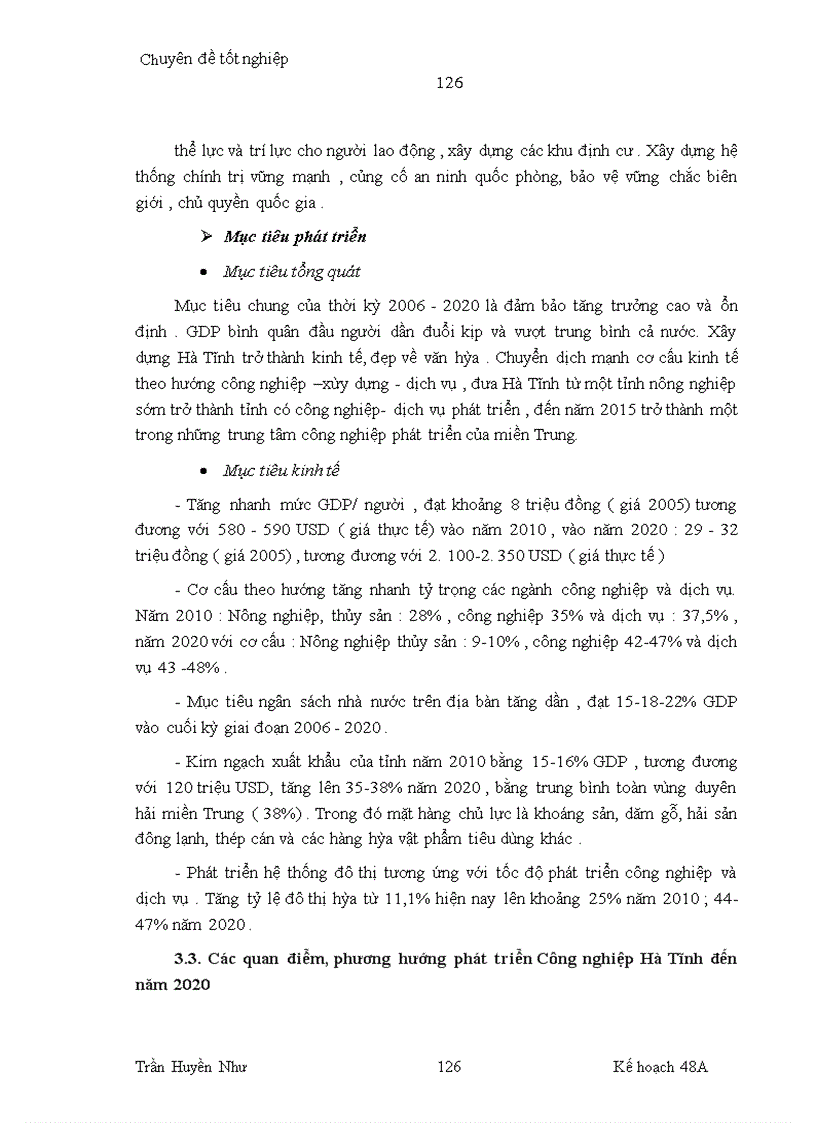 image for page Phương hướng phát triển công nghiệp Hà Tĩnh đến năm 2020