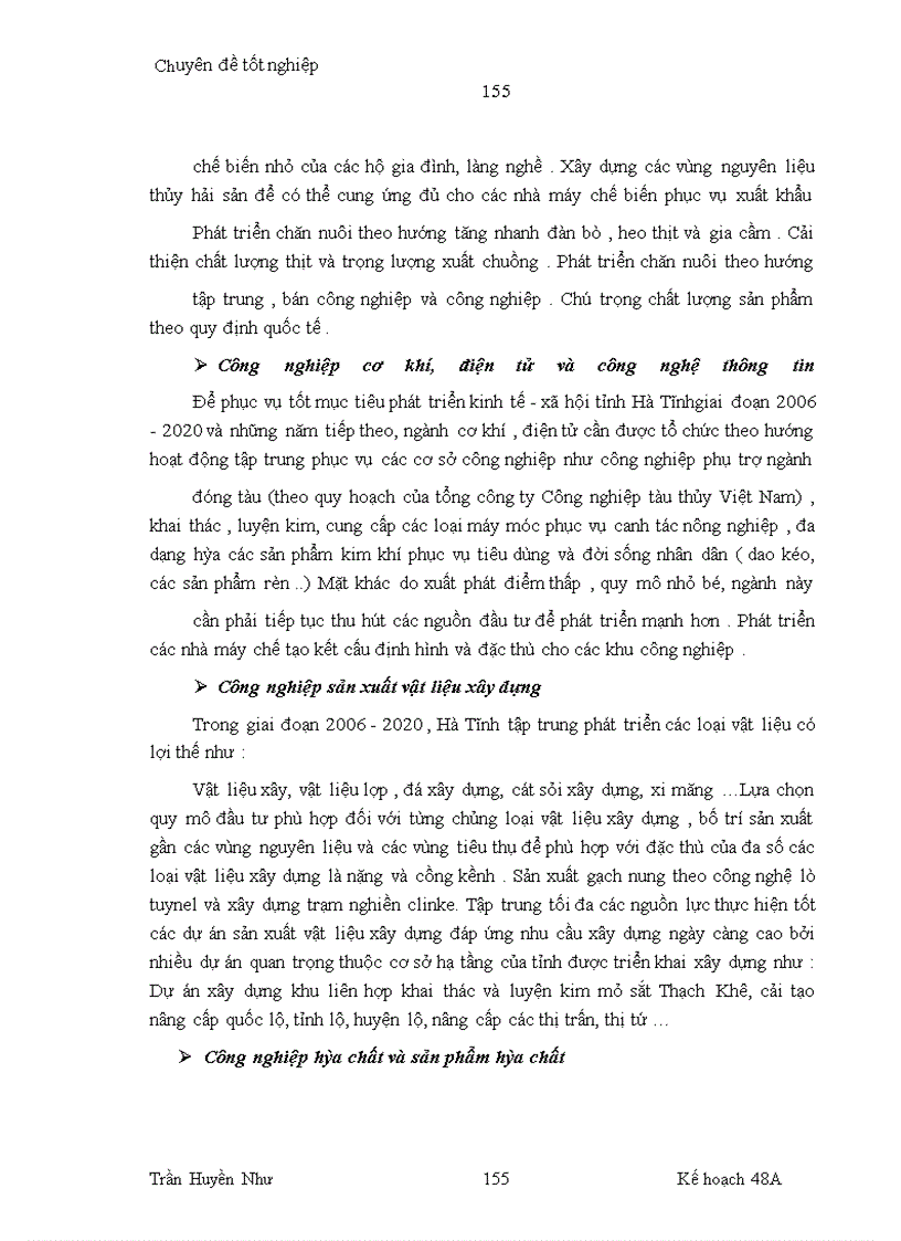 image for page Phương hướng phát triển công nghiệp Hà Tĩnh đến năm 2020