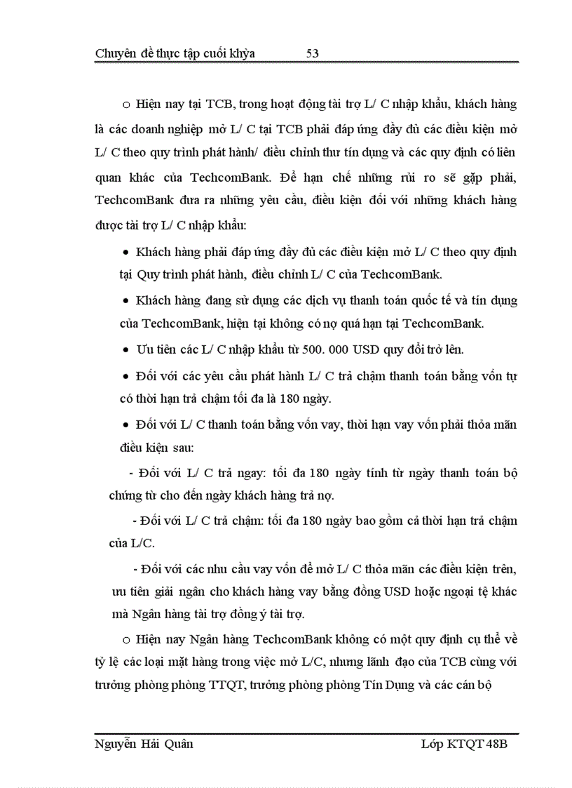 image for page Quản lý rủi ro trong hoạt động thanh toán quốc tế theo phương thức tín dụng chứng từ tại Hội sở Ngân hàng Thương mại Cổ phần Kỹ Thương Việt Nam