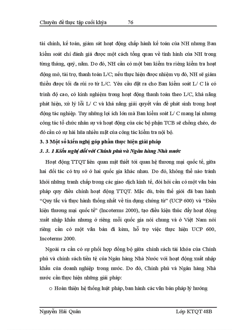 image for page Quản lý rủi ro trong hoạt động thanh toán quốc tế theo phương thức tín dụng chứng từ tại Hội sở Ngân hàng Thương mại Cổ phần Kỹ Thương Việt Nam