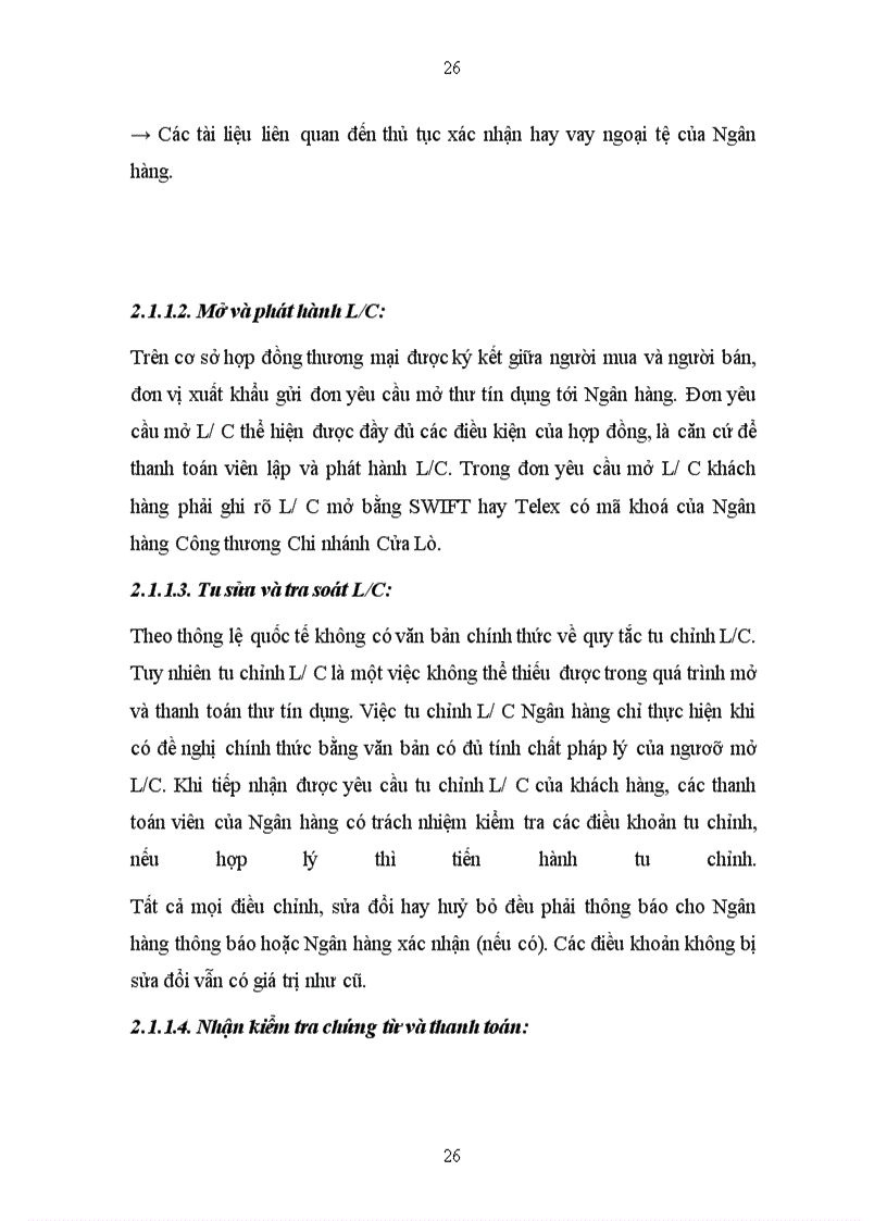 image for page Phát triển hoạt động thanh toán quốc tế tại Ngân hàng Công Thương Chi nhánh Cửa Lò
