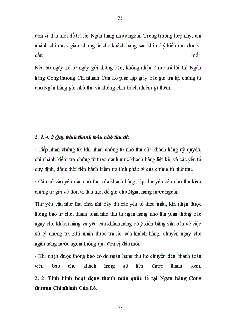 image for page Phát triển hoạt động thanh toán quốc tế tại Ngân hàng Công Thương Chi nhánh Cửa Lò