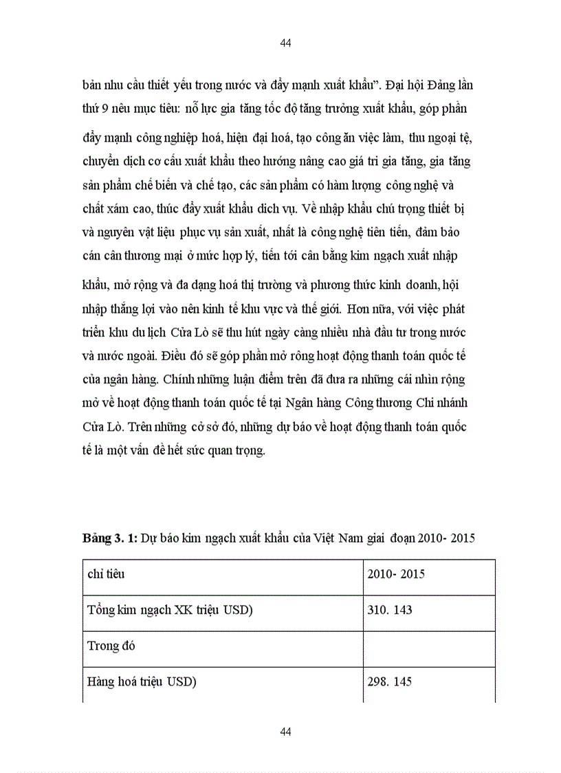 image for page Phát triển hoạt động thanh toán quốc tế tại Ngân hàng Công Thương Chi nhánh Cửa Lò