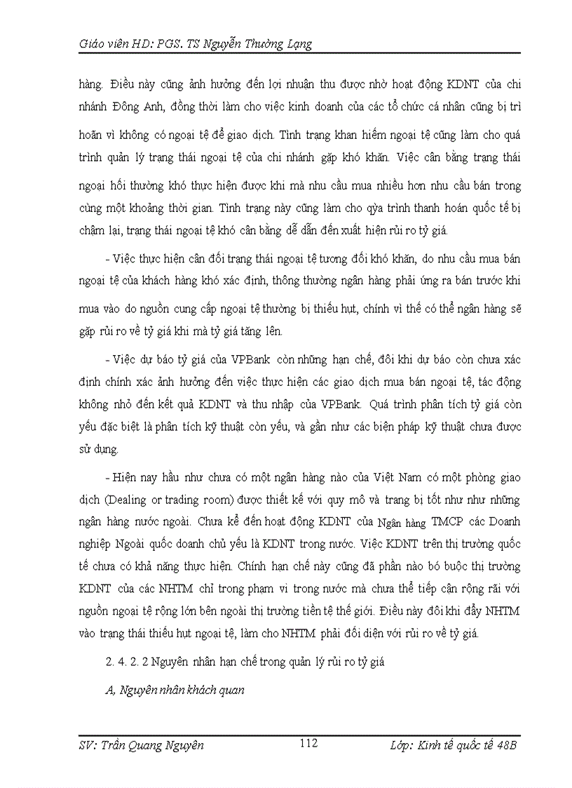 image for page Quản lý rủi ro tỷ giá VPBank – chi nhánh Đông Anh