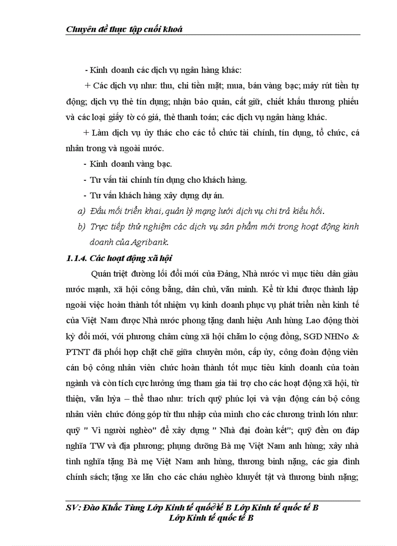 image for page Tình hình hoạt động thanh toán xuất nhập khẩu tại Sở giao dịch Ngân hàng Nông nghiệp và Phát triển Nông thôn Việt Nam (Agribank)