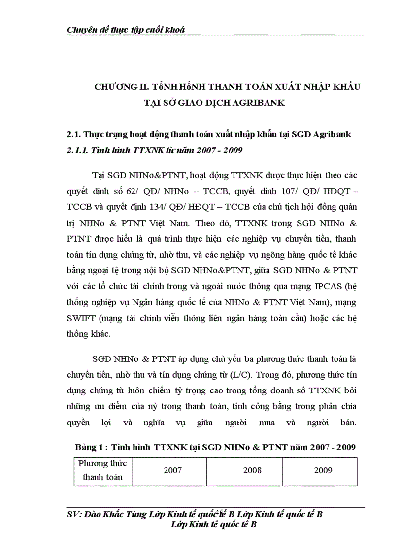 image for page Tình hình hoạt động thanh toán xuất nhập khẩu tại Sở giao dịch Ngân hàng Nông nghiệp và Phát triển Nông thôn Việt Nam (Agribank)