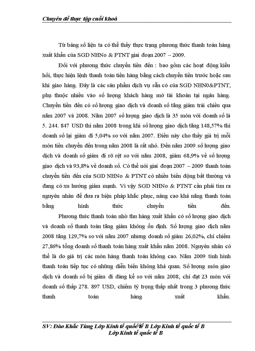 image for page Tình hình hoạt động thanh toán xuất nhập khẩu tại Sở giao dịch Ngân hàng Nông nghiệp và Phát triển Nông thôn Việt Nam (Agribank)