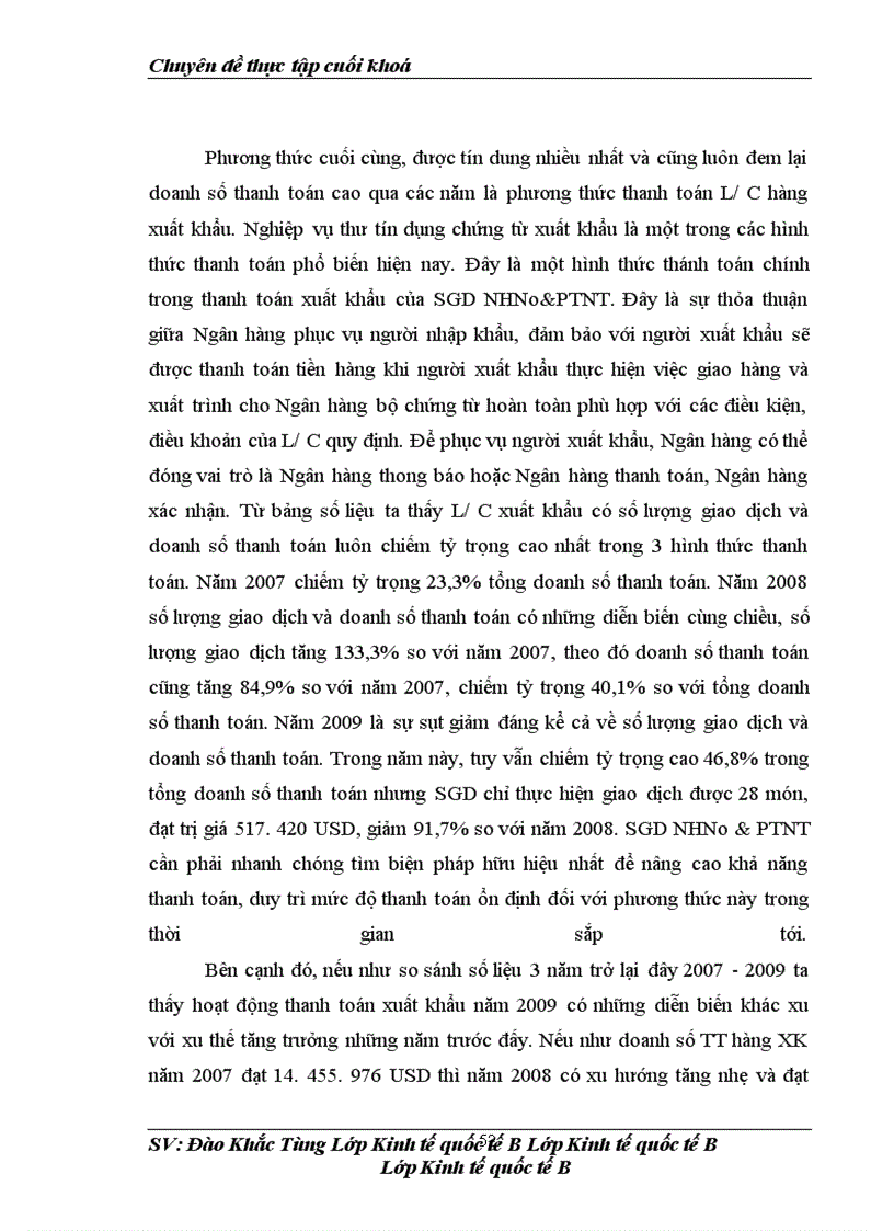 image for page Tình hình hoạt động thanh toán xuất nhập khẩu tại Sở giao dịch Ngân hàng Nông nghiệp và Phát triển Nông thôn Việt Nam (Agribank)