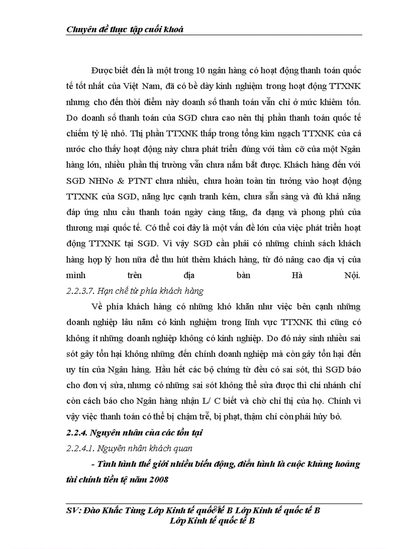 image for page Tình hình hoạt động thanh toán xuất nhập khẩu tại Sở giao dịch Ngân hàng Nông nghiệp và Phát triển Nông thôn Việt Nam (Agribank)