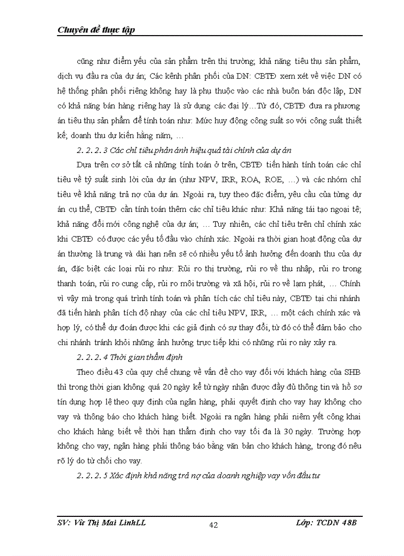 image for page Giải pháp nâng cao chất lượng thẩm định tài chính dự án trong hoạt động cho vay tại chi nhánh SHB Hà Nội.
