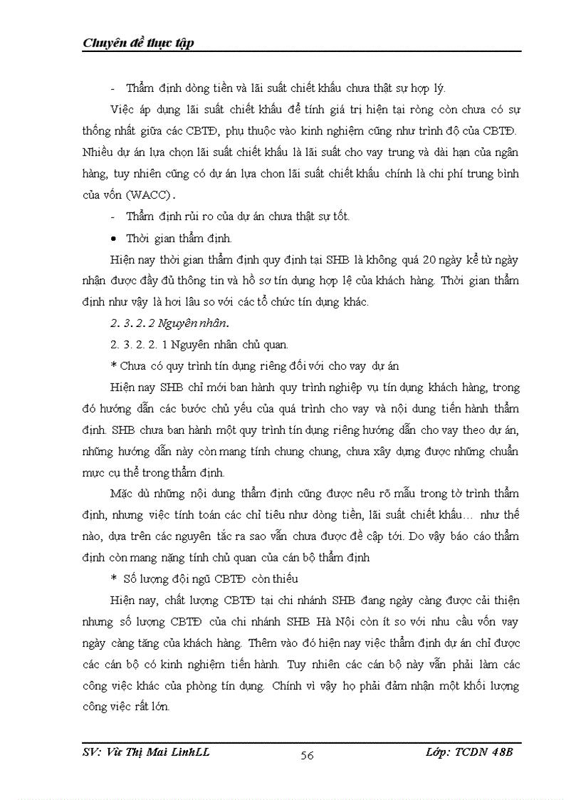 image for page Giải pháp nâng cao chất lượng thẩm định tài chính dự án trong hoạt động cho vay tại chi nhánh SHB Hà Nội.