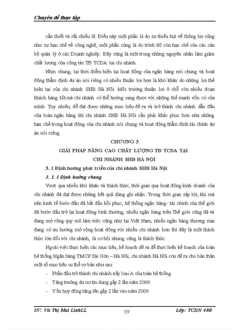 image for page Giải pháp nâng cao chất lượng thẩm định tài chính dự án trong hoạt động cho vay tại chi nhánh SHB Hà Nội.
