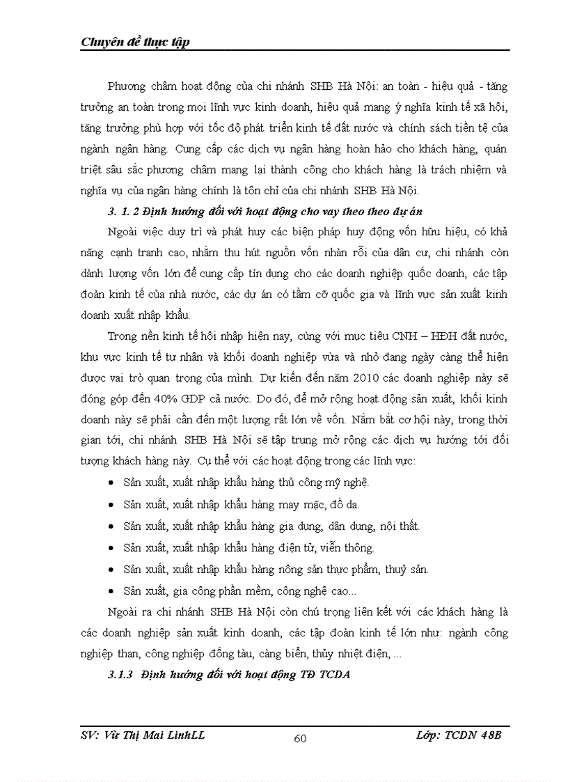 image for page Giải pháp nâng cao chất lượng thẩm định tài chính dự án trong hoạt động cho vay tại chi nhánh SHB Hà Nội.