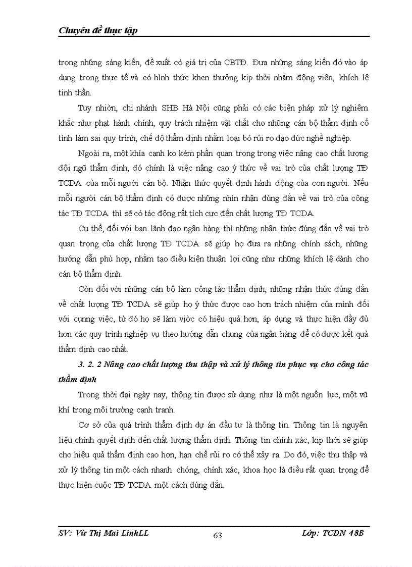image for page Giải pháp nâng cao chất lượng thẩm định tài chính dự án trong hoạt động cho vay tại chi nhánh SHB Hà Nội.