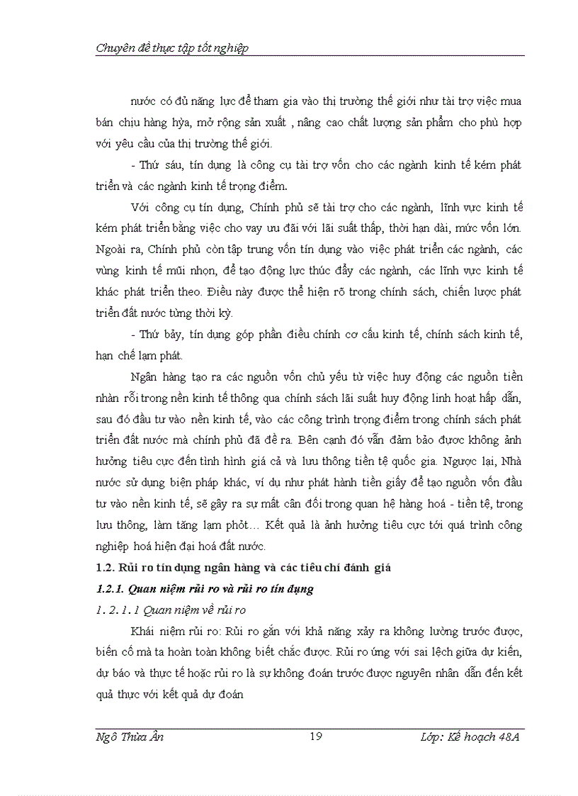 image for page Rủi ro trong hoạt động cho vay tại Ngân hàng Nông nghiệp và phát triển nông thôn Chi nhánh Lý Nhân – Hà Nam