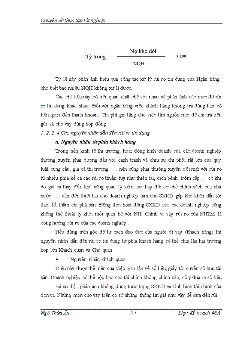 image for page Rủi ro trong hoạt động cho vay tại Ngân hàng Nông nghiệp và phát triển nông thôn Chi nhánh Lý Nhân – Hà Nam