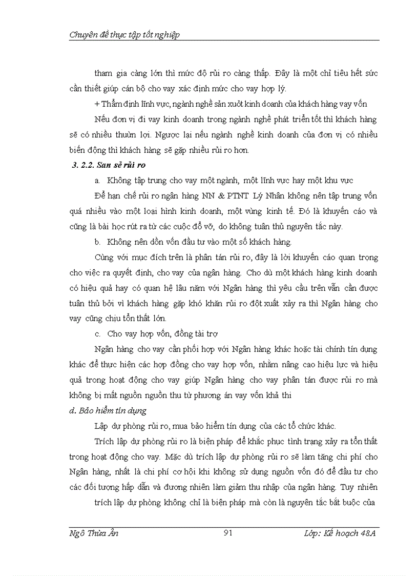 image for page Rủi ro trong hoạt động cho vay tại Ngân hàng Nông nghiệp và phát triển nông thôn Chi nhánh Lý Nhân – Hà Nam