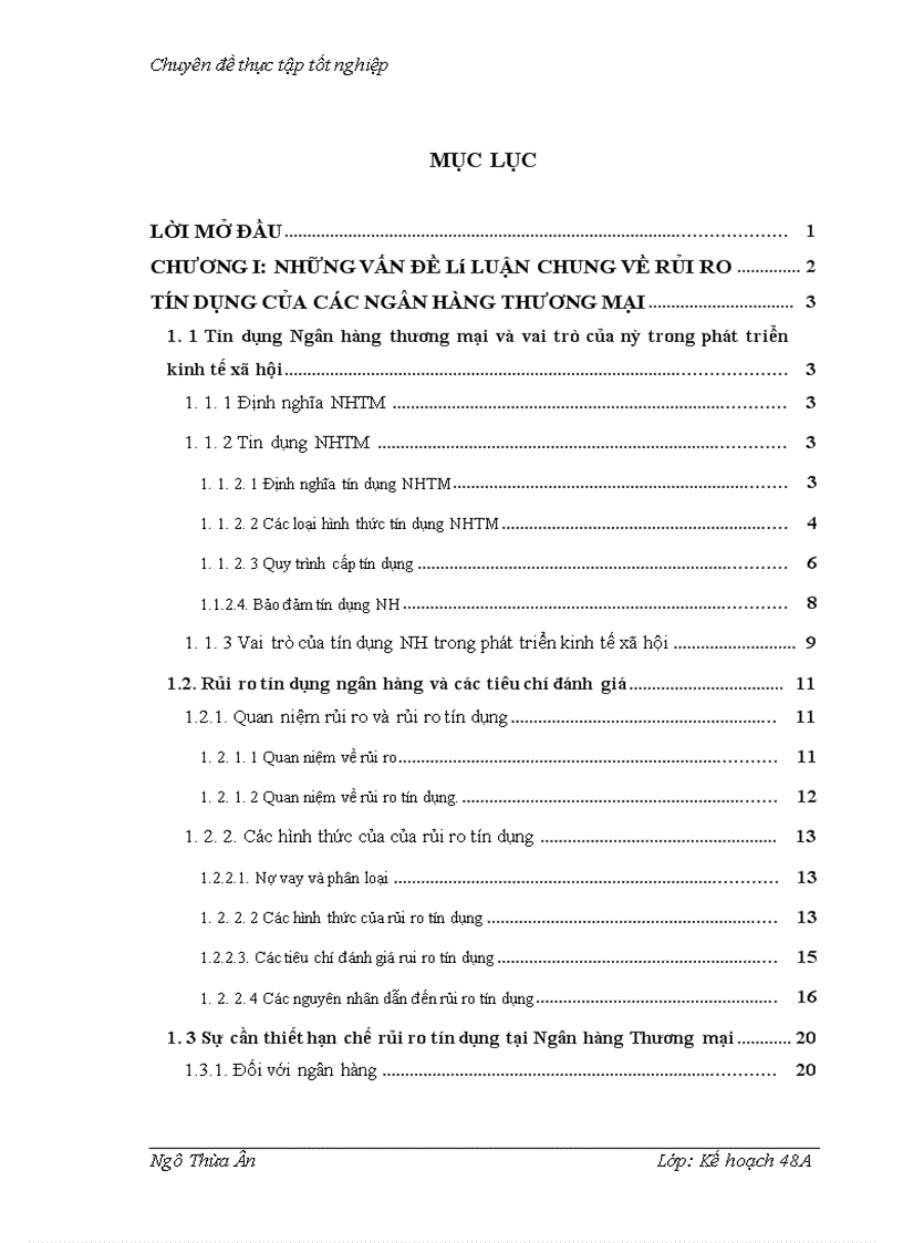 image for page Rủi ro trong hoạt động cho vay tại Ngân hàng Nông nghiệp và phát triển nông thôn Chi nhánh Lý Nhân – Hà Nam